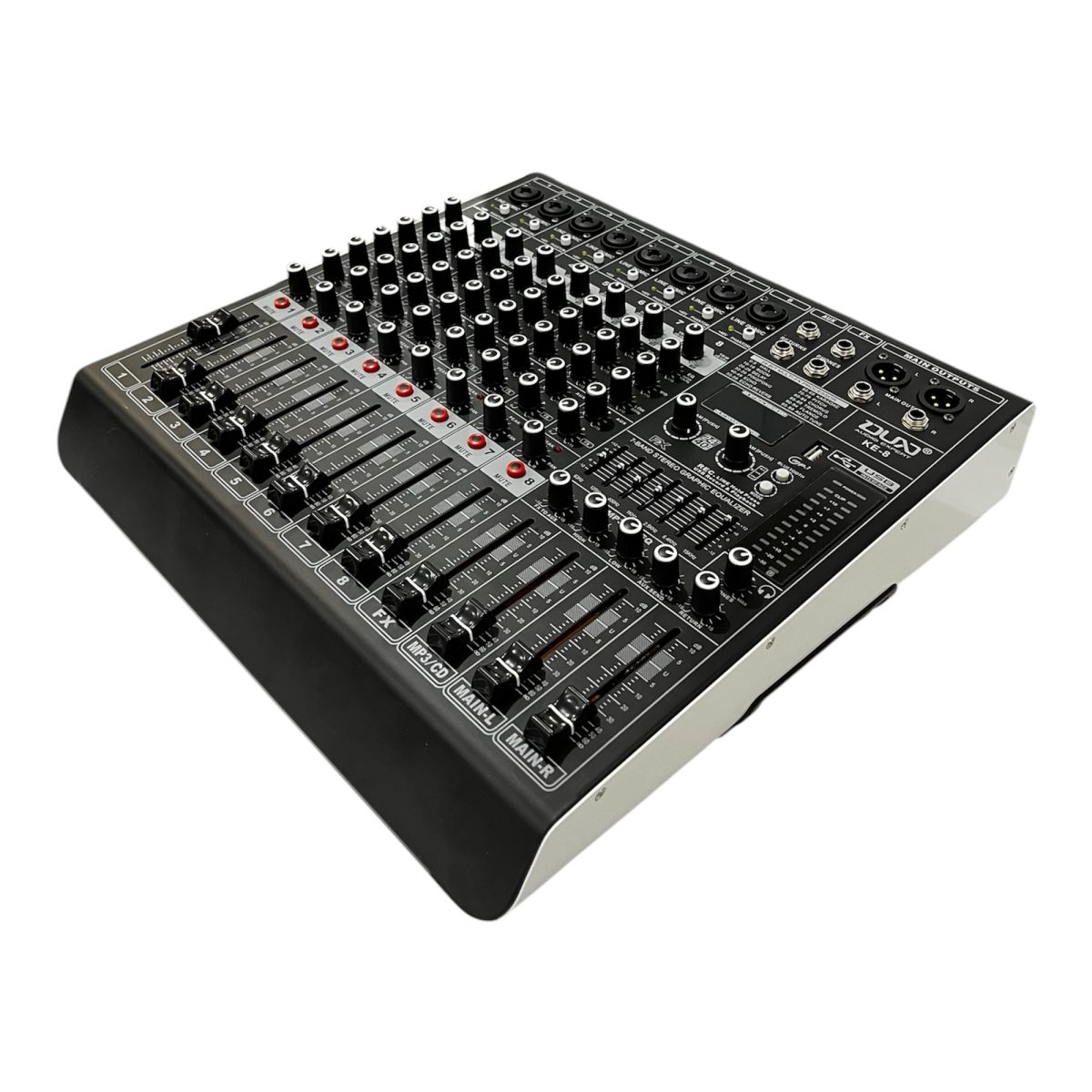 🎛️میکسر صوتی Dux مدل KE-8 | کنترل صدای حرفه‌ای با قیمت اقتصادی - تصویر 2